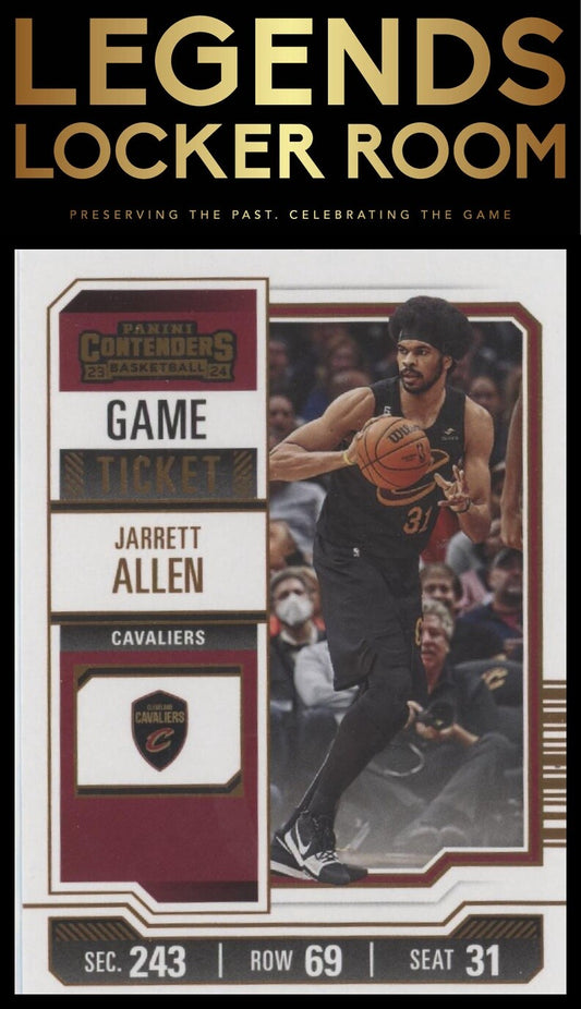 2023-24 Panini Contenders #58 Jarrett Allen Game Ticket Bronze