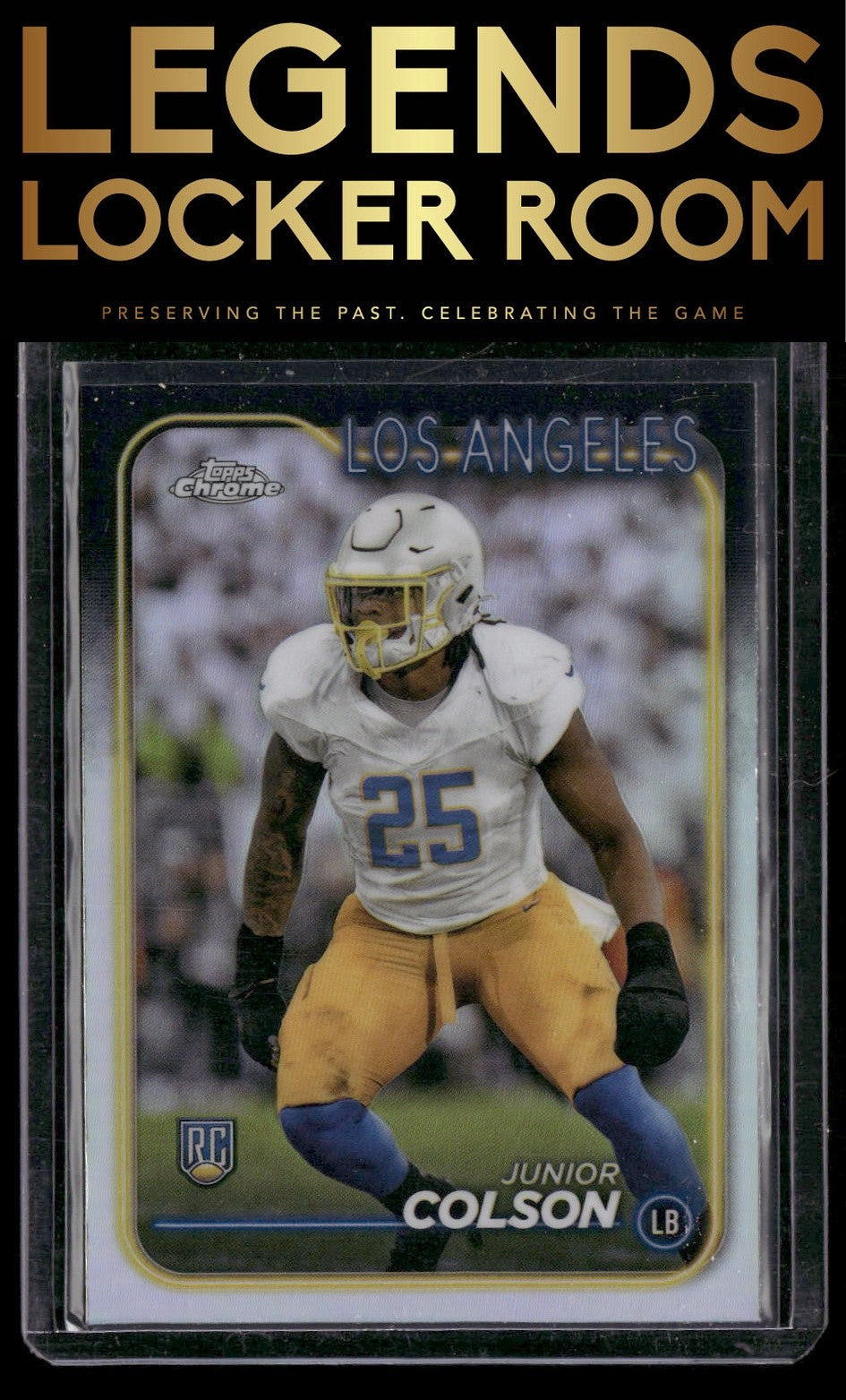 2024 Topps Chrome #291 Junior Colson Refractor