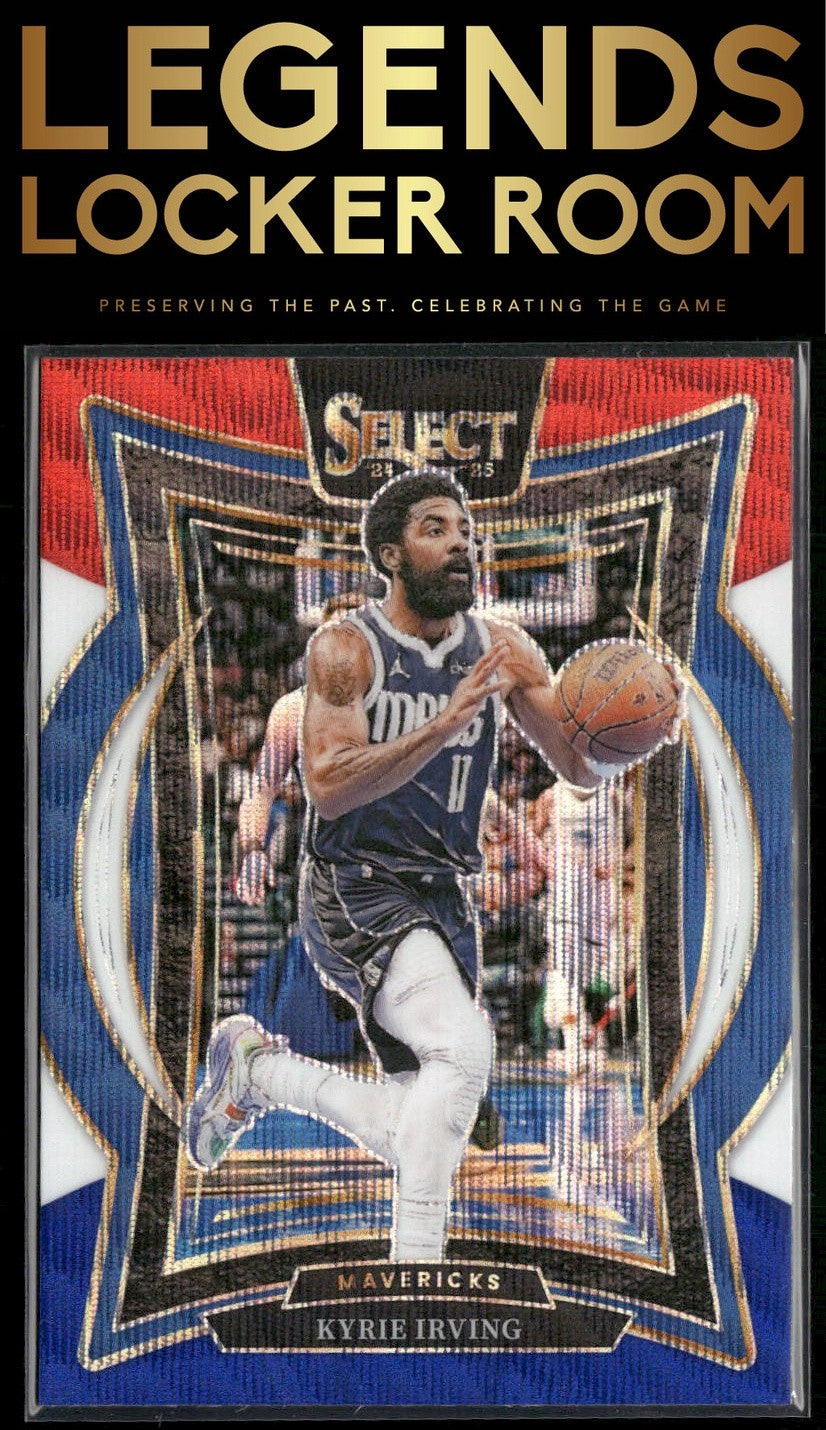 2024-25 Panini Select #46 Kyrie Irving Tri-Color Prizm