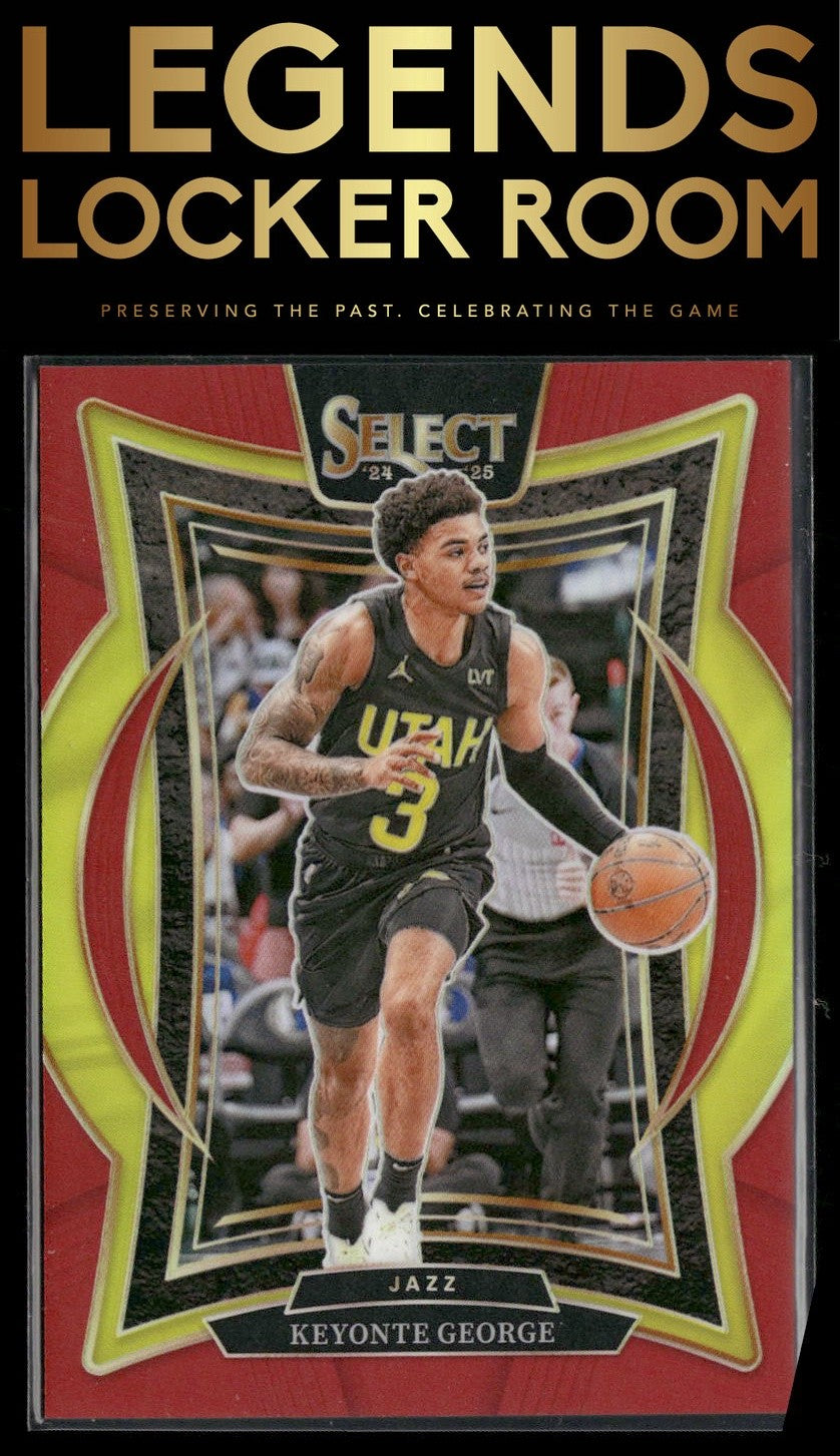 2024-25 Panini Select #49 Keyonte George Red Prizm #/199