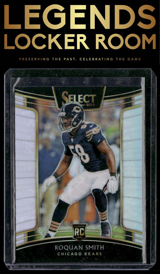 2018 Panini Select #39 Roquan Smith Silver Prizm