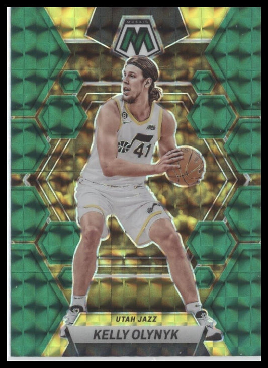 2022-23 Panini Mosaic #62 Kelly Olynyk Green