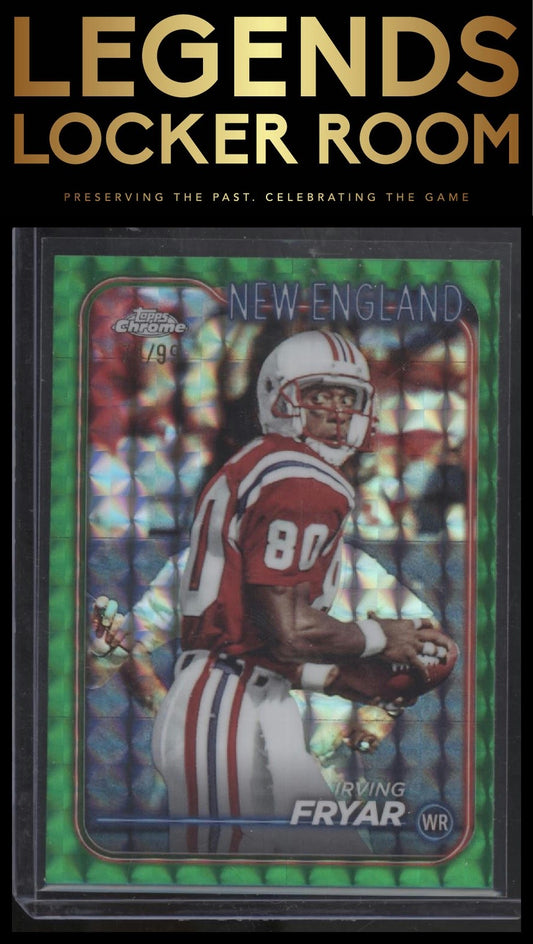 2024 Topps Chrome #131 Irving Fryar Green Geometric Refractor #/99