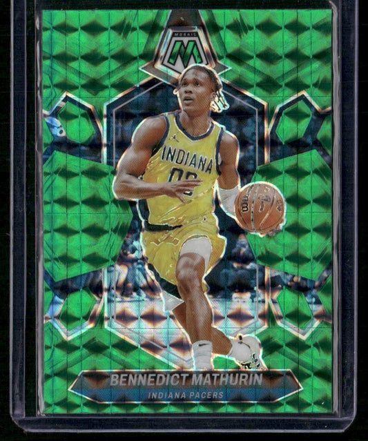 2023-24 Panini Mosaic #71 Bennedict Mathurin Green
