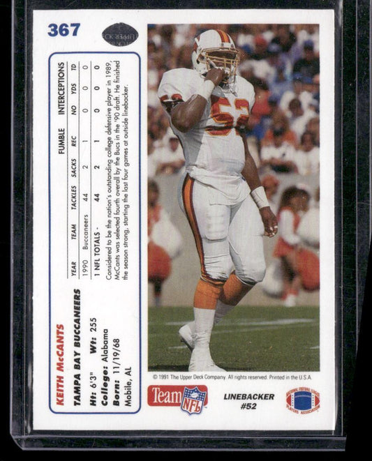 1991 Upper Deck #367 Keith McCants