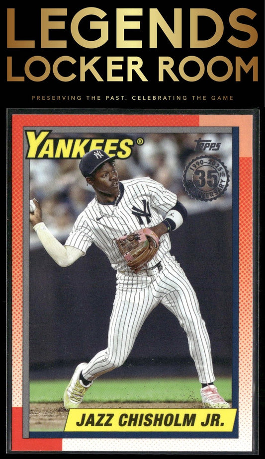 2025 Topps Jazz Chisholm Jr. 1990 Topps Baseball 35th Anniversary