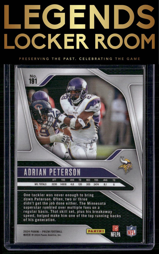 2024 Panini Prizm #191 Adrian Peterson
