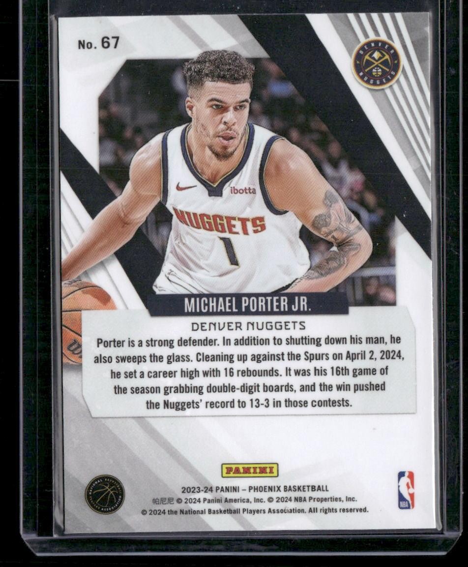 2023-24 Panini Phoenix #67 Michael Porter Jr.