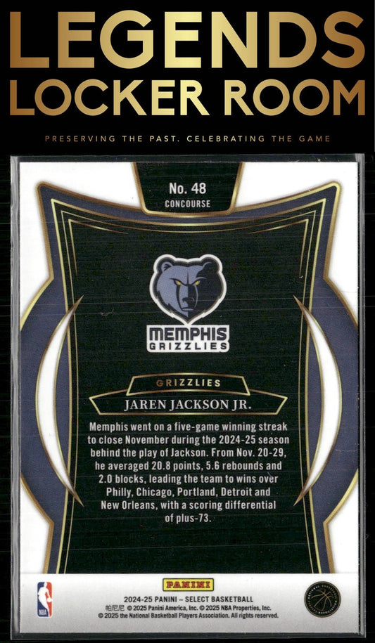 2024-25 Panini Select #48 Jaren Jackson Jr.
