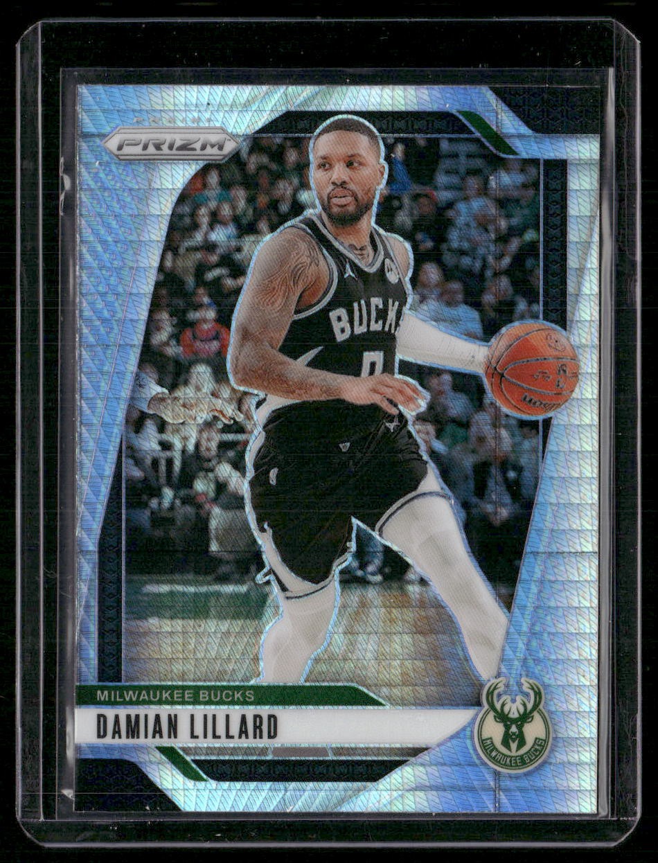 2024-25 Panini Prizm #90 Damian Lillard Prizms Silver