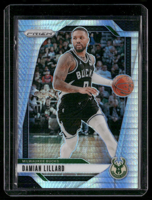 2024-25 Panini Prizm #90 Damian Lillard Prizms Silver