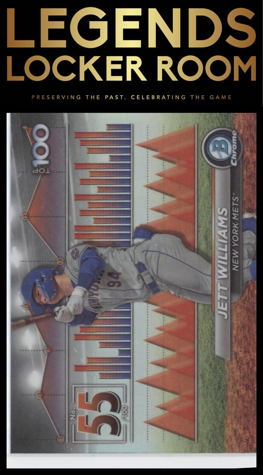 2024 Bowman Chrome #BTP-55 Jett Williams Bowman Scouts' Top 100