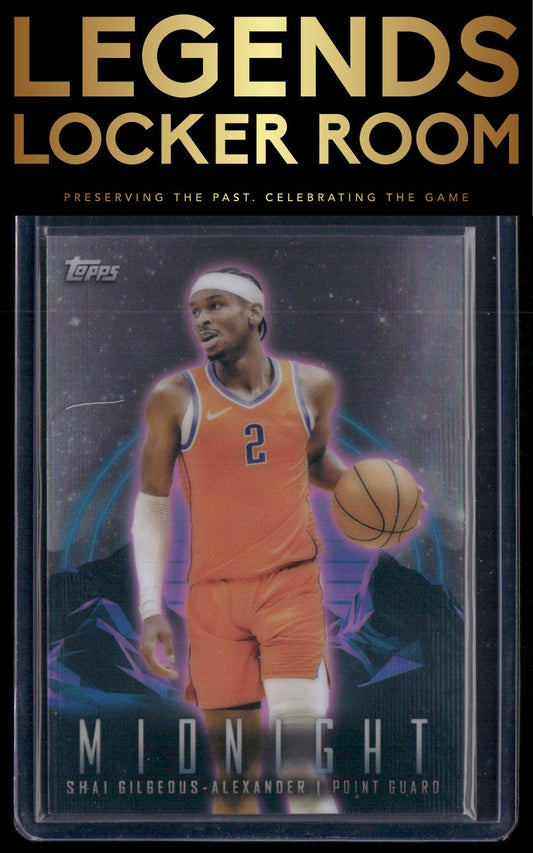 2023-24 Topps Midnight #92 Shai Gilgeous-Alexander