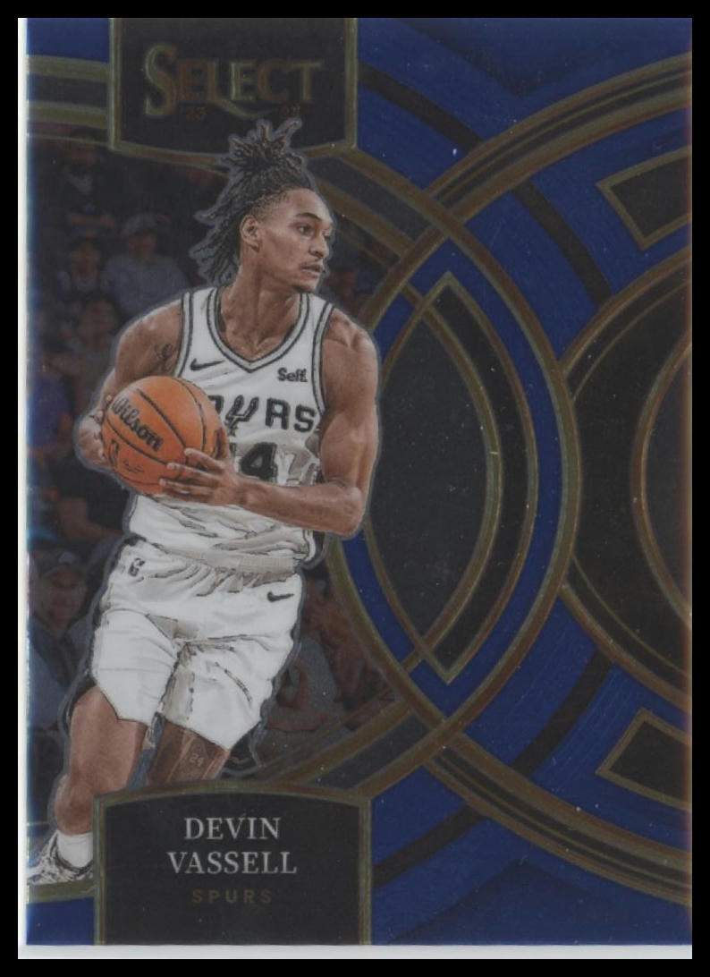 2023-24 Panini Select #153 Devin Vassell Blue (Retail Base)