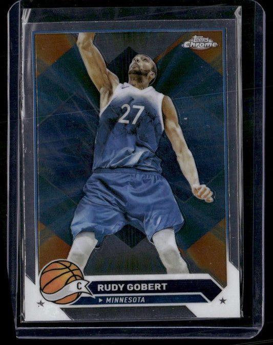 2023-24 Topps Chrome #38 Rudy Gobert