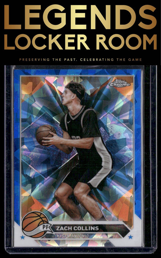 2023-24 Topps Chrome Sapphire Edition #65 Zach Collins