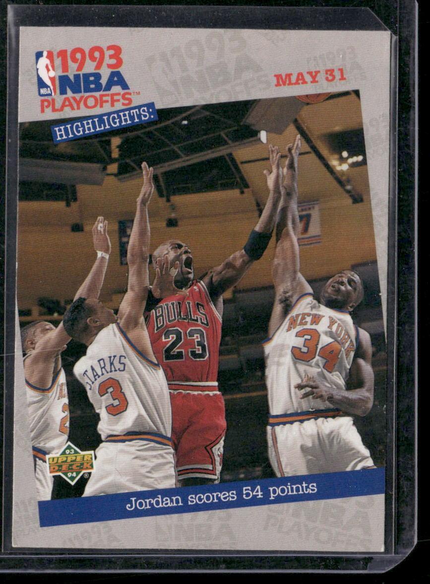 1993-94 Upper Deck #193 Jordan Scores 54 Points
