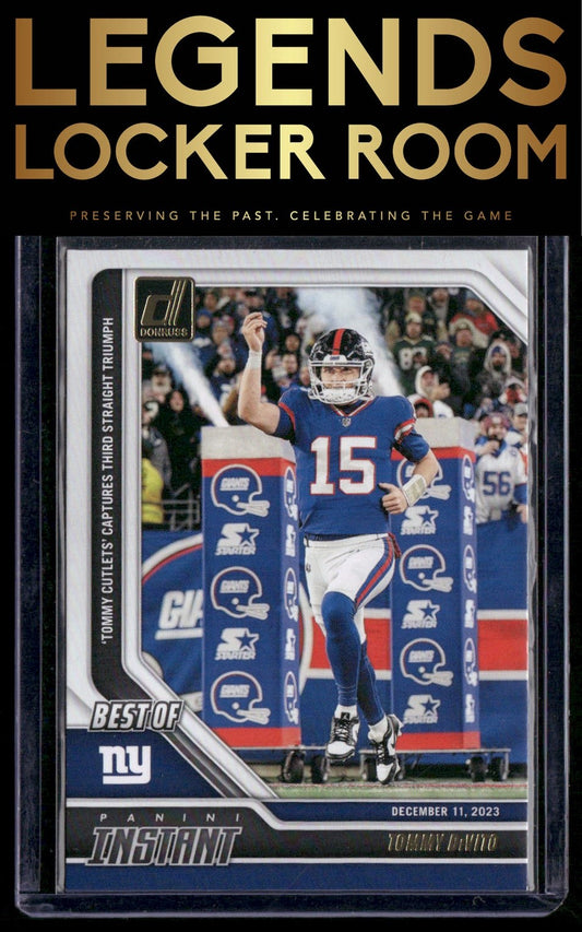 2024 Donruss #22 Tommy DeVito Best of Panini Instant