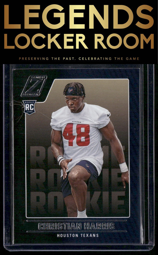 2022 Zenith #168 Christian Harris Retail