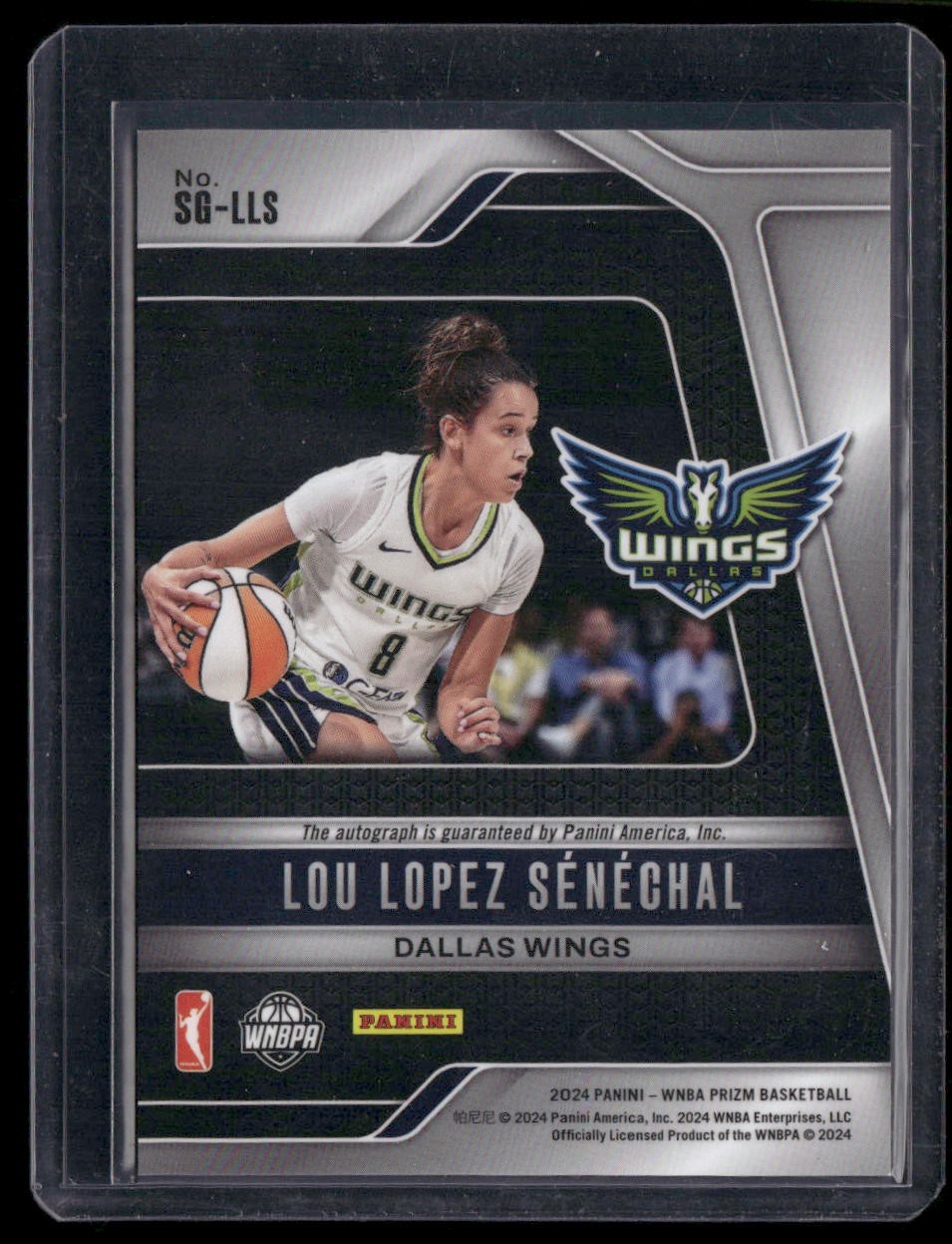 2024 Panini Prizm WNBA #SG-LLS Lou Lopez Senechal Signatures