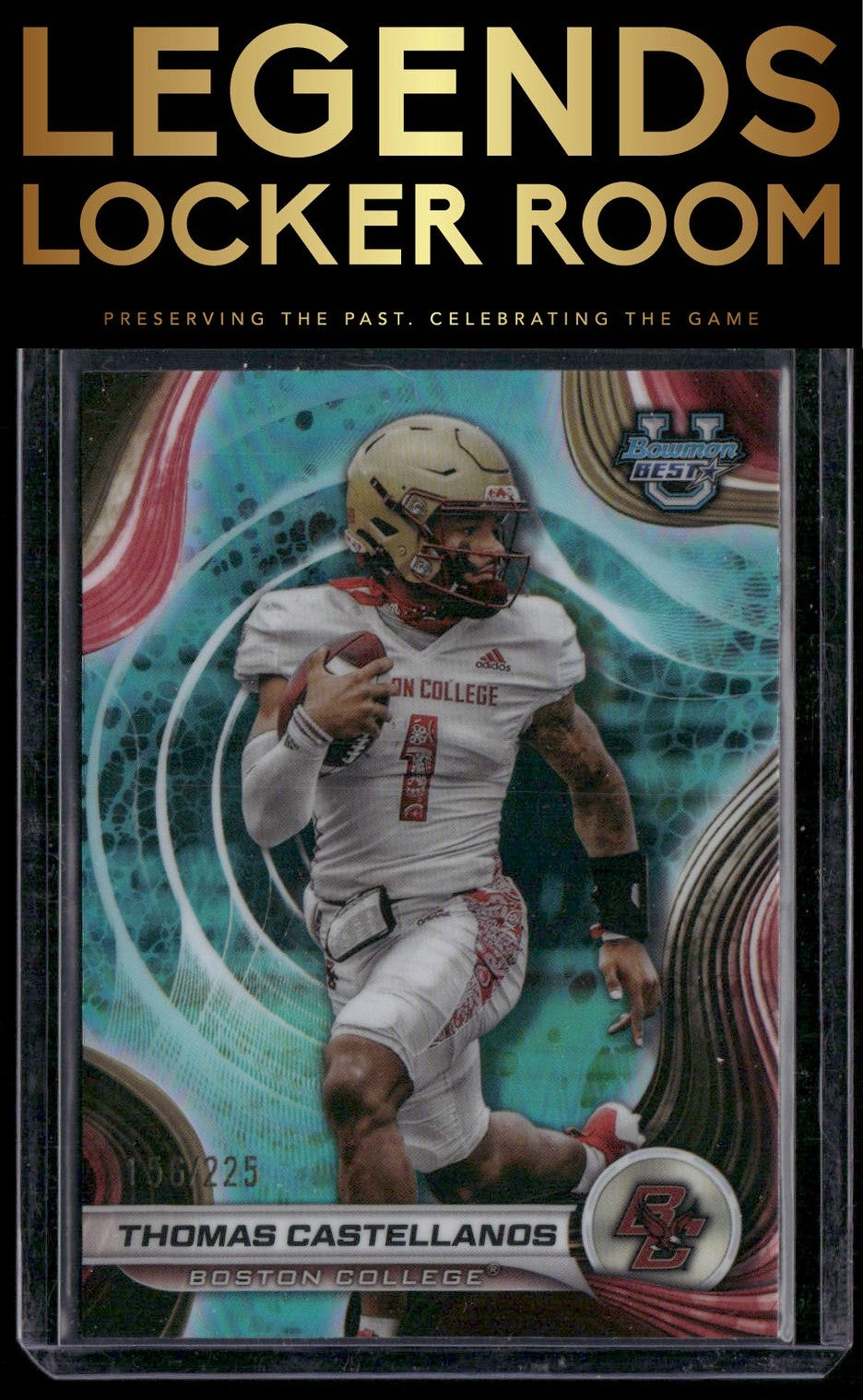 2024 Bowman University Best #78 Thomas Castellanos Aqua Refractor #/225