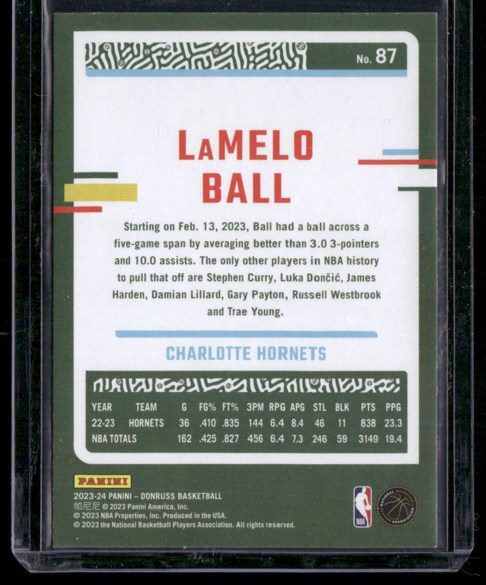 2023-24 Donruss #87 LaMelo Ball