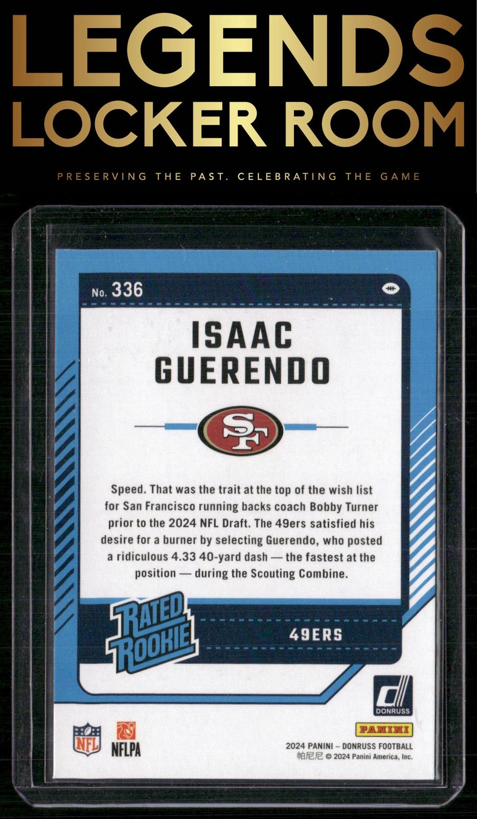 2024 Donruss #336 Isaac Guerendo