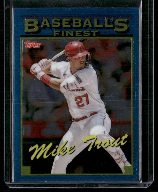 2024 Finest #93-8 Mike Trout What If... 1993 Finest Prototypes