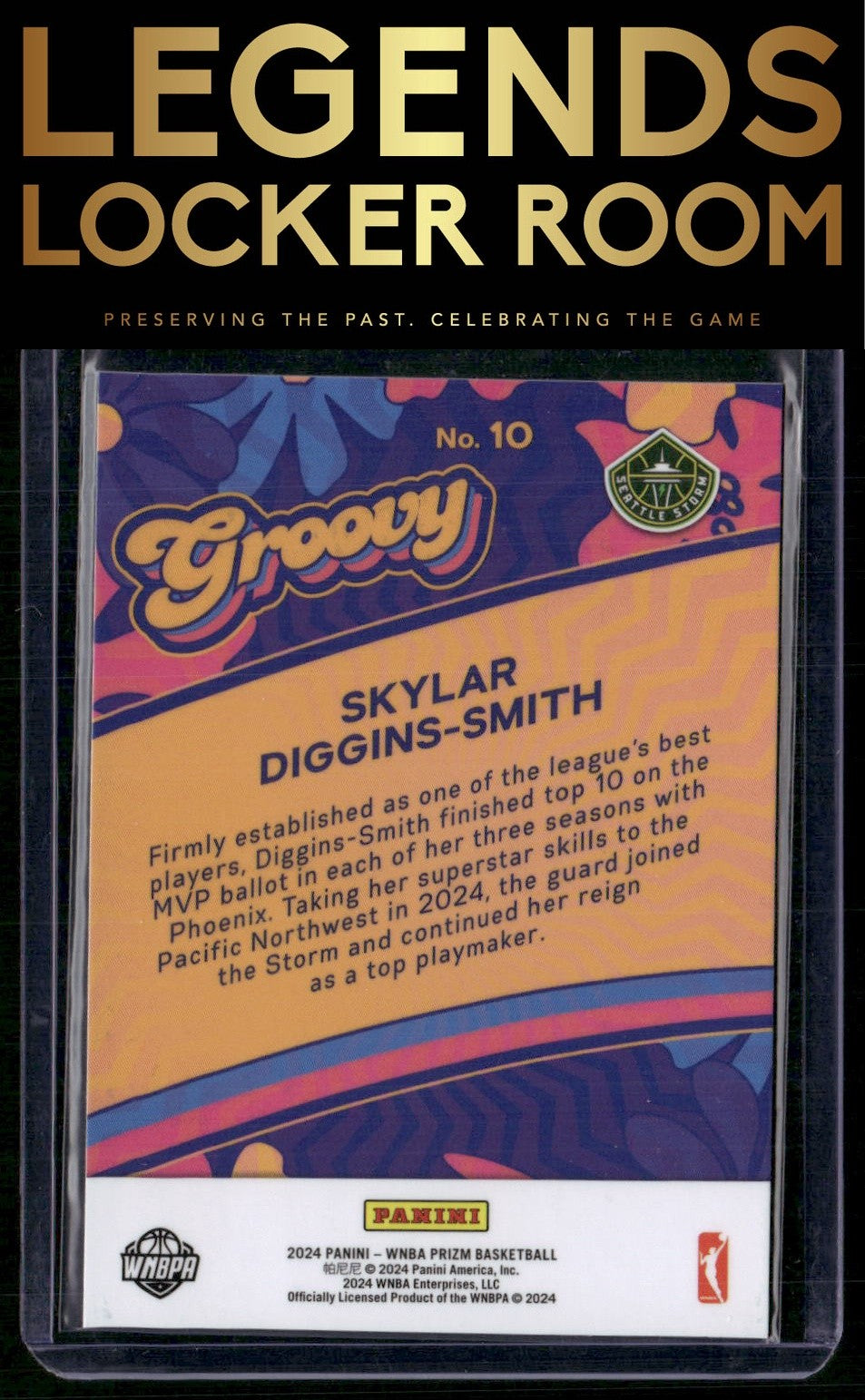 2024 Panini Prizm WNBA #10 Skylar Diggins-Smith Groovy