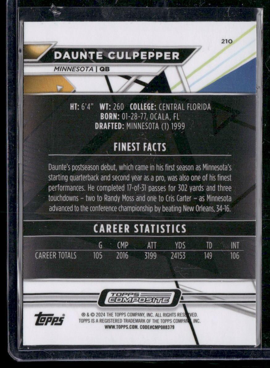 2023 Topps Composite #210 Daunte Culpepper