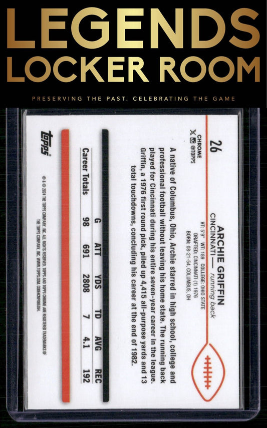 2024 Topps Chrome #26 Archie Griffin