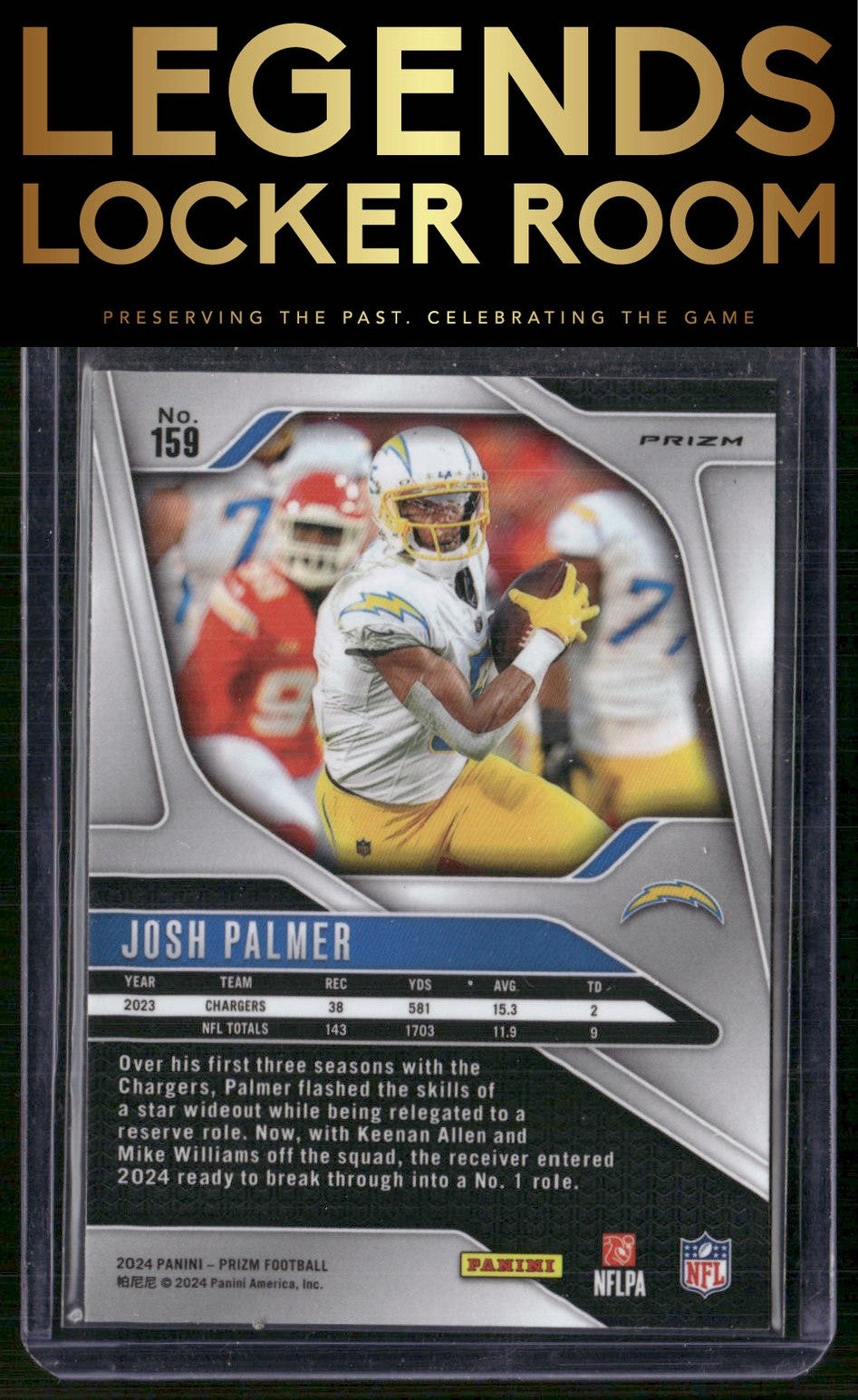 2024 Panini Prizm #159 Josh Palmer Silver