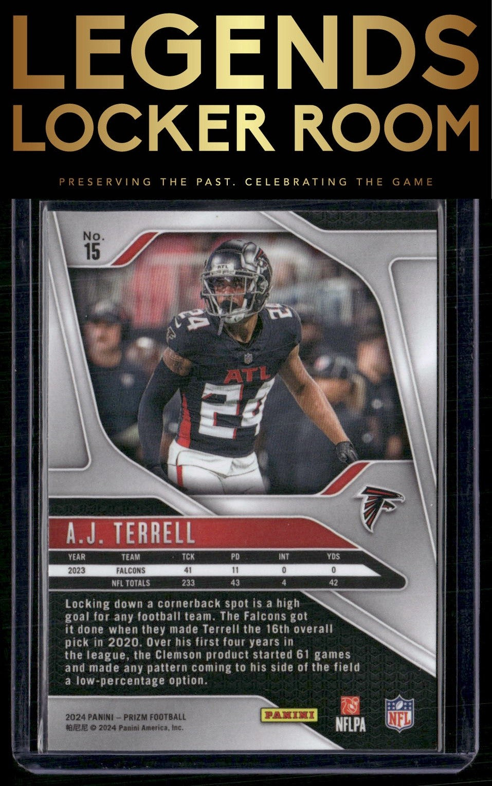 2024 Panini Prizm #15 A.J. Terrell