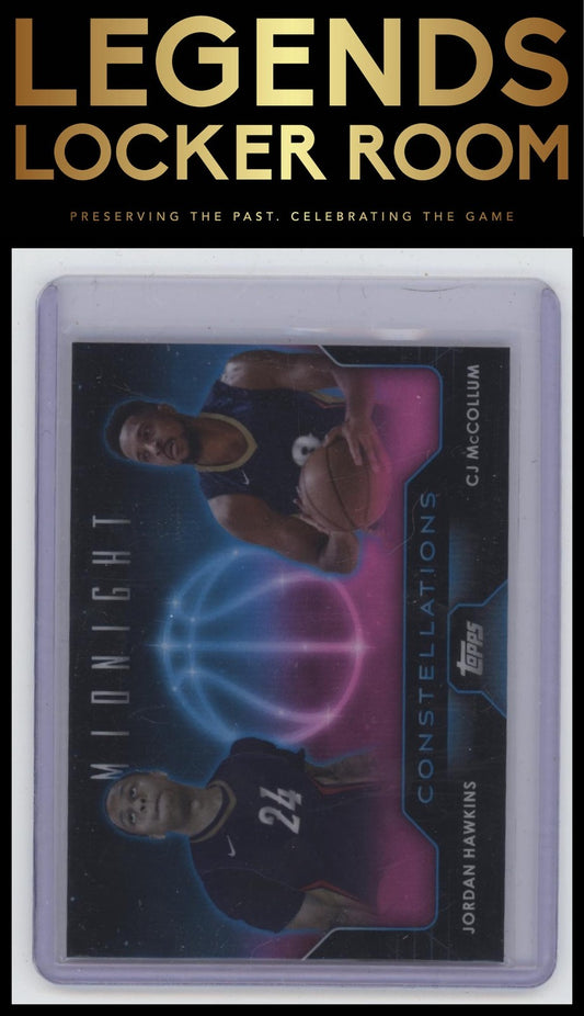2023-24 Topps Midnight #C-12 Jordan Hawkins / C.J. McCollum Constellations