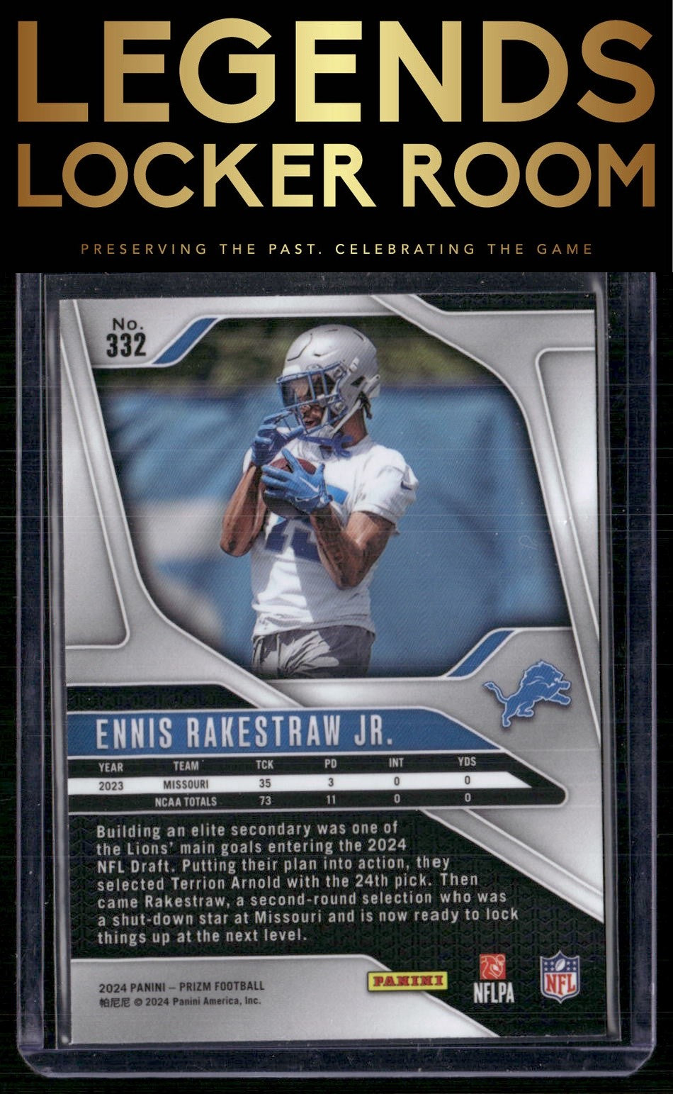 2024 Panini Prizm #332 Ennis Rakestraw Jr.