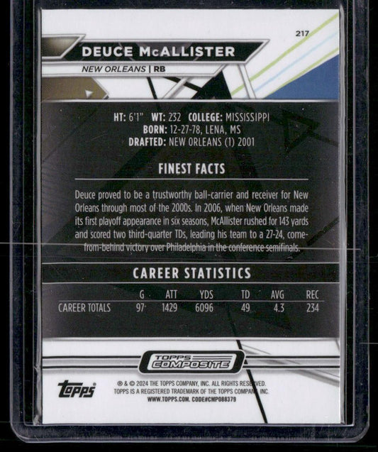 2023 Topps Composite #217 Deuce McAllister