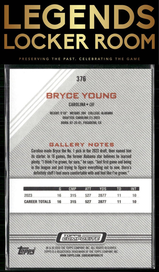 2023 Topps Composite #376 Bryce Young