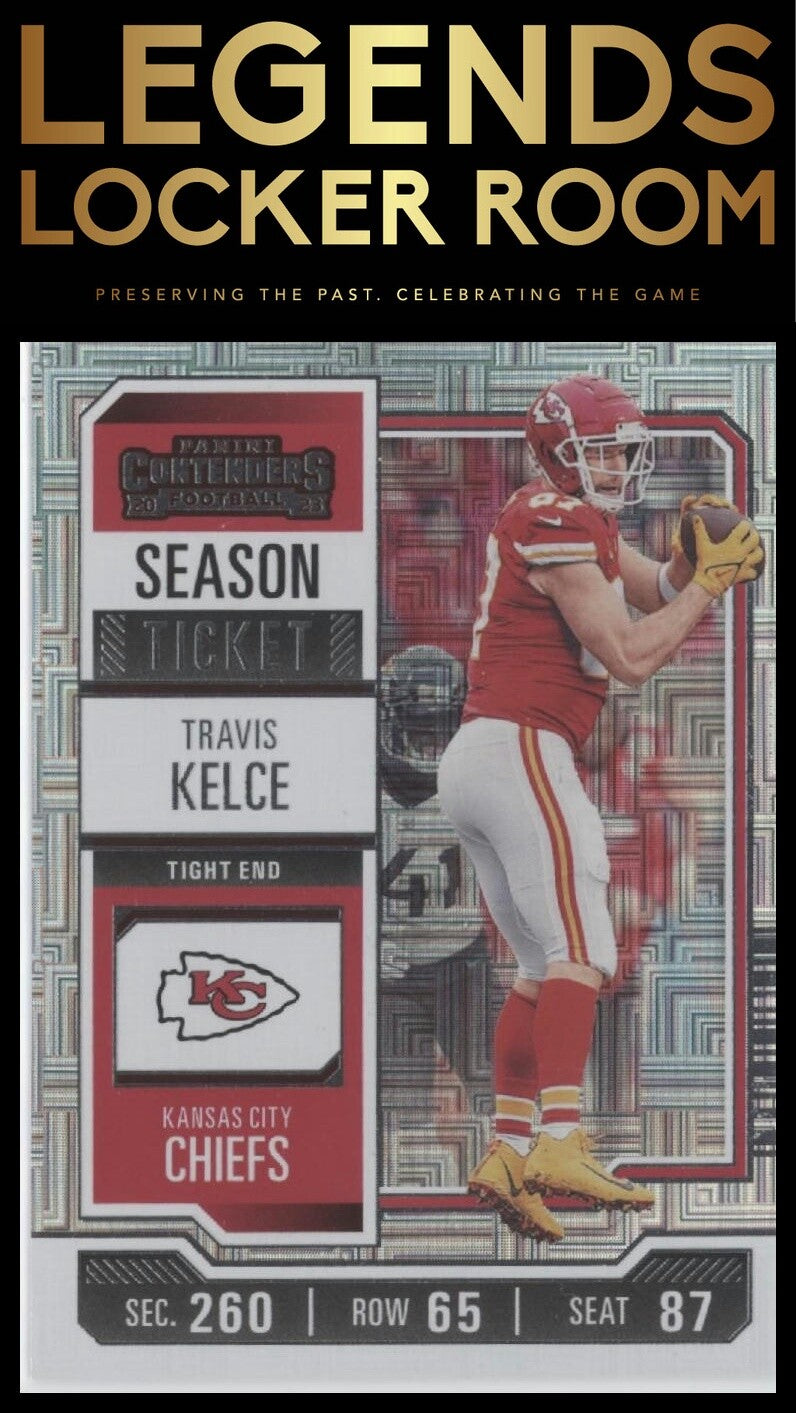 2023 Panini Contenders #52 Travis Kelce Season Ticket Retail