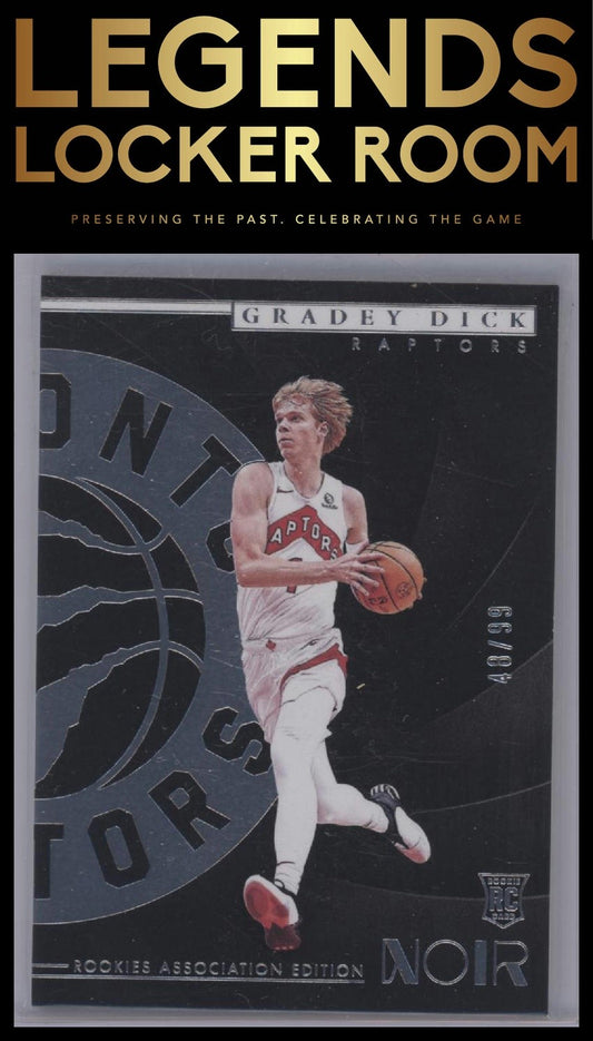 2023-24 Panini Noir #168 Gradey Dick #/99