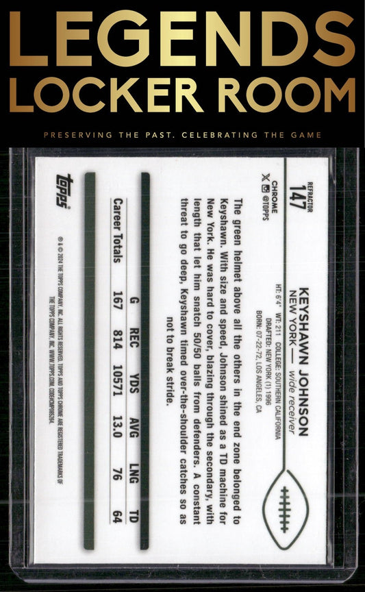 2024 Topps Chrome #147 Keyshawn Johnson Refractor