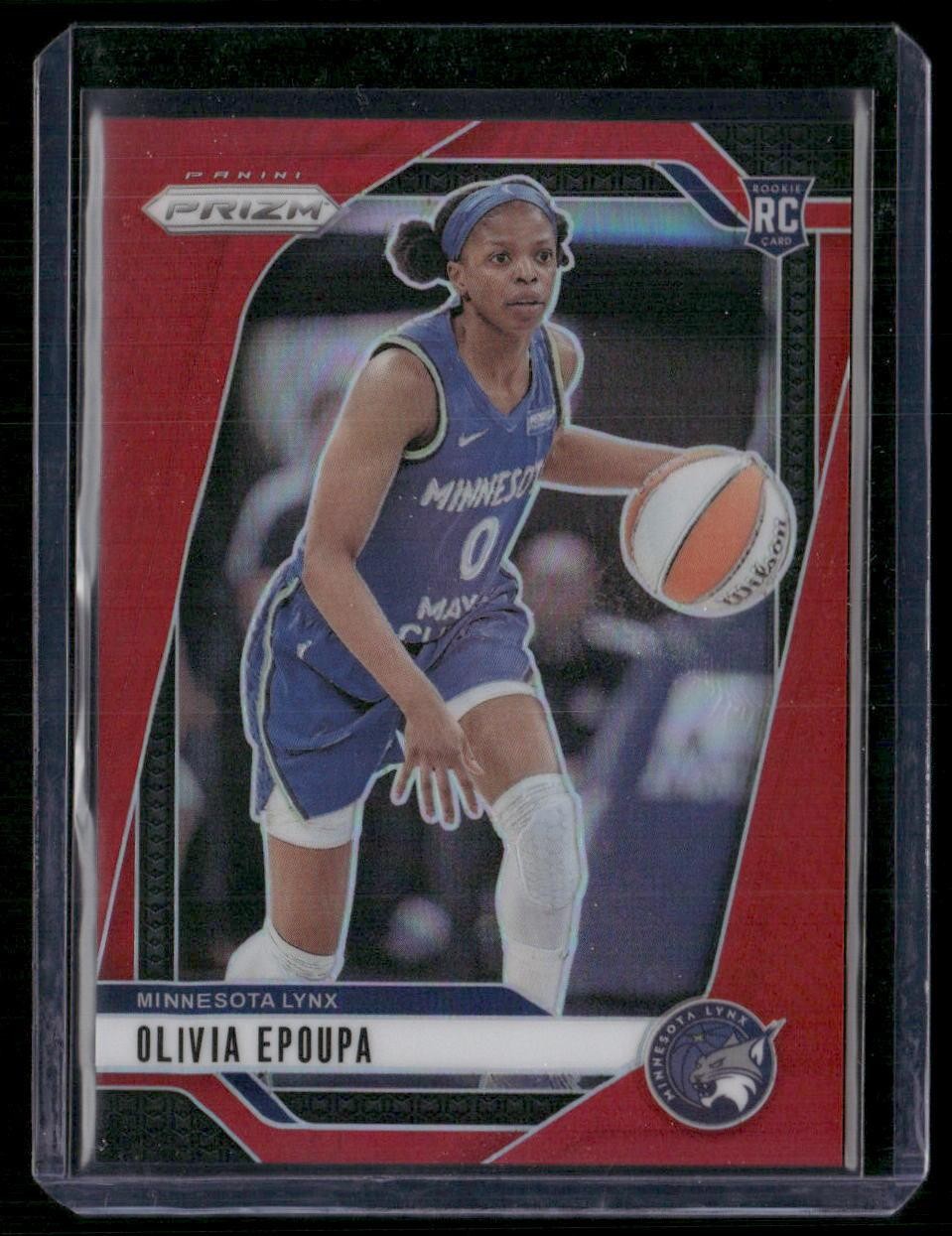 2024 Panini Prizm WNBA #95 Olivia Epoupa Red Prizms #/299