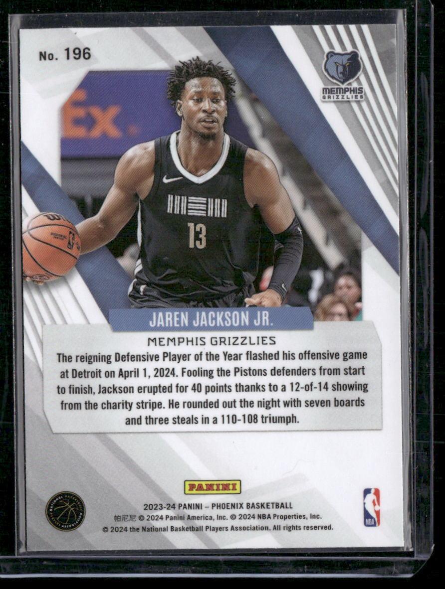 2023-24 Panini Phoenix #196 Jaren Jackson Jr.
