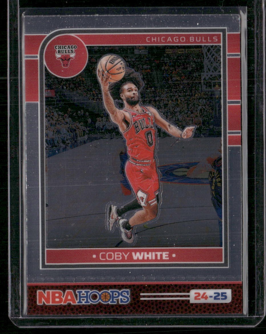 2024-25 Hoops #43 Coby White Premium Prizms Silver