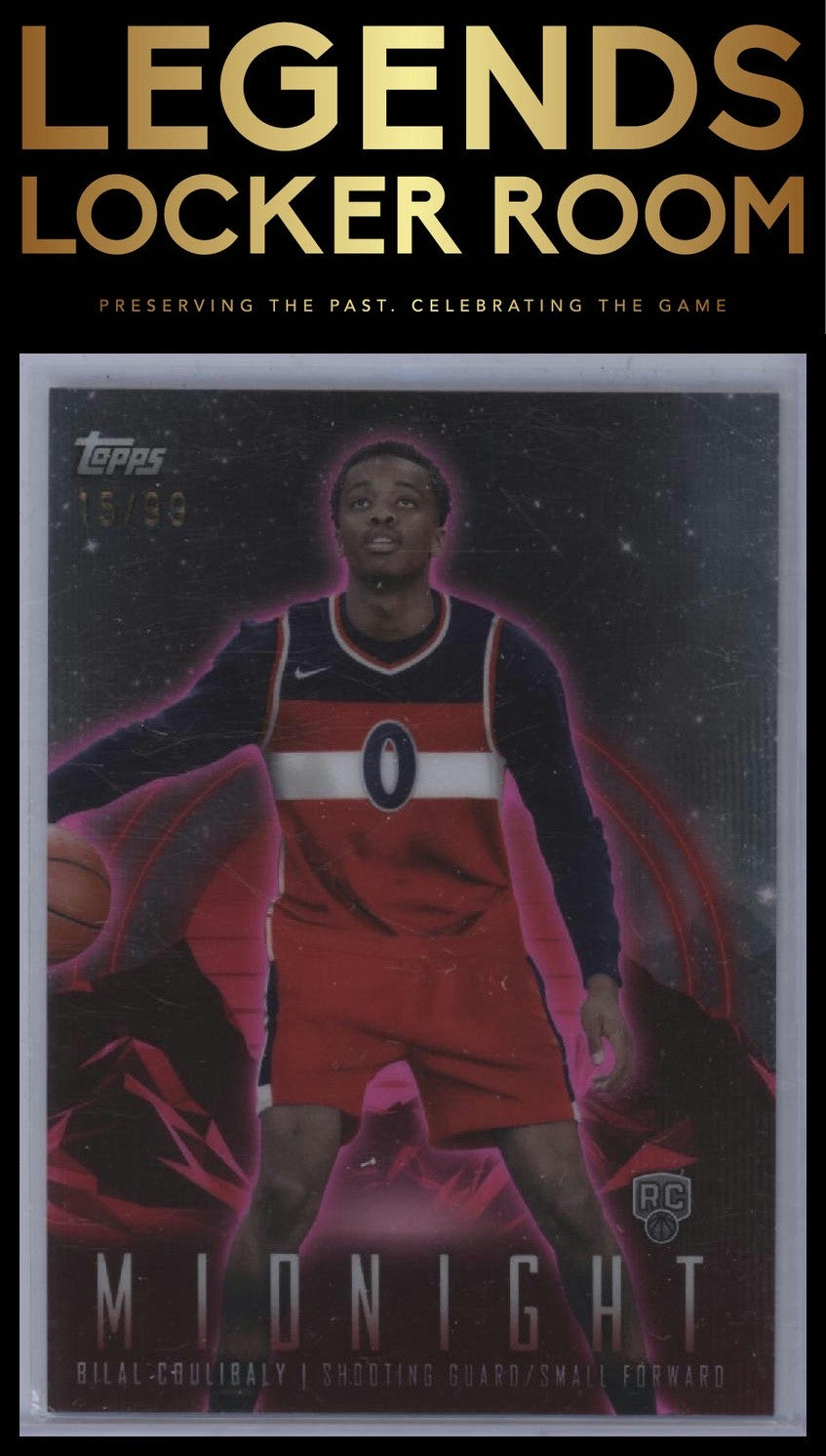 2023-24 Topps Midnight #38 Bilal Coulibaly Twilight #/99
