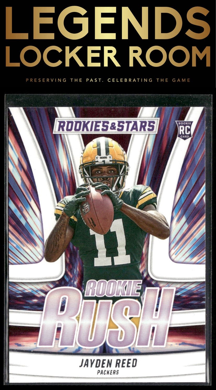 2023 Panini Rookies & Stars #RR-10 Jayden Reed Rookie Rush