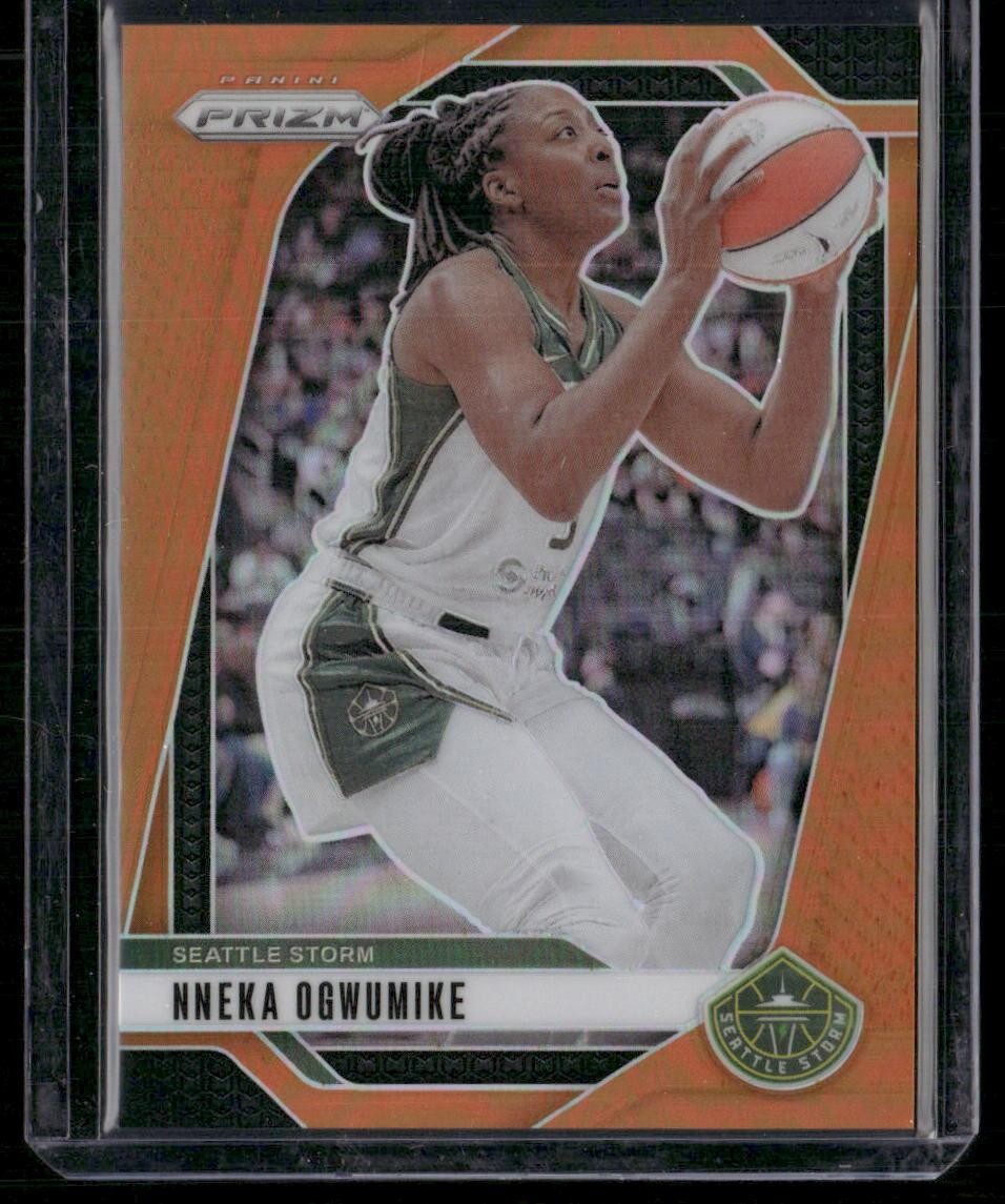 2024 Panini Prizm WNBA #52 Nneka Ogwumike Orange Prizms #/99