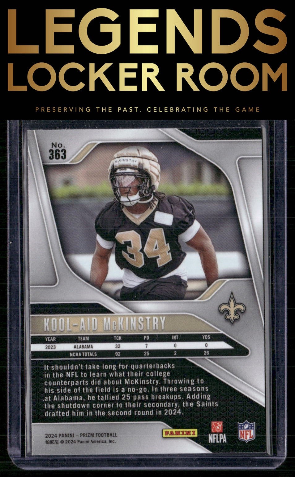 2024 Panini Prizm #363 Kool-Aid McKinstry