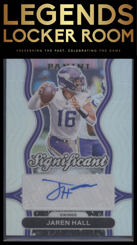 2024 Panini Prizm #SS-JHL Jaren Hall Significant Signatures