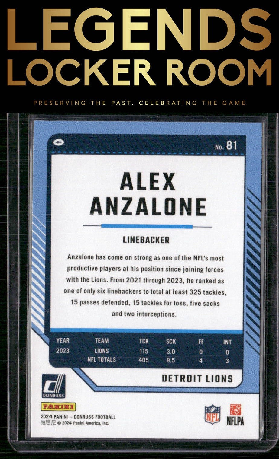 2024 Donruss #81 Alex Anzalone