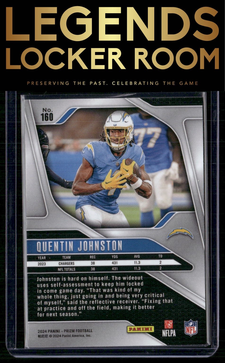 2024 Panini Prizm #160 Quentin Johnston